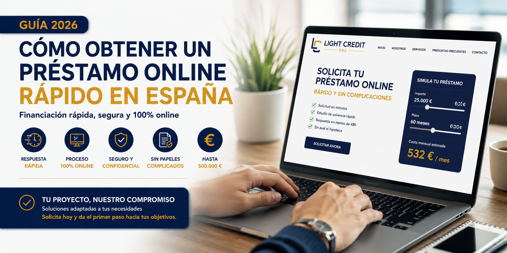 Cómo obtener un préstamo online rápido en España en 2026